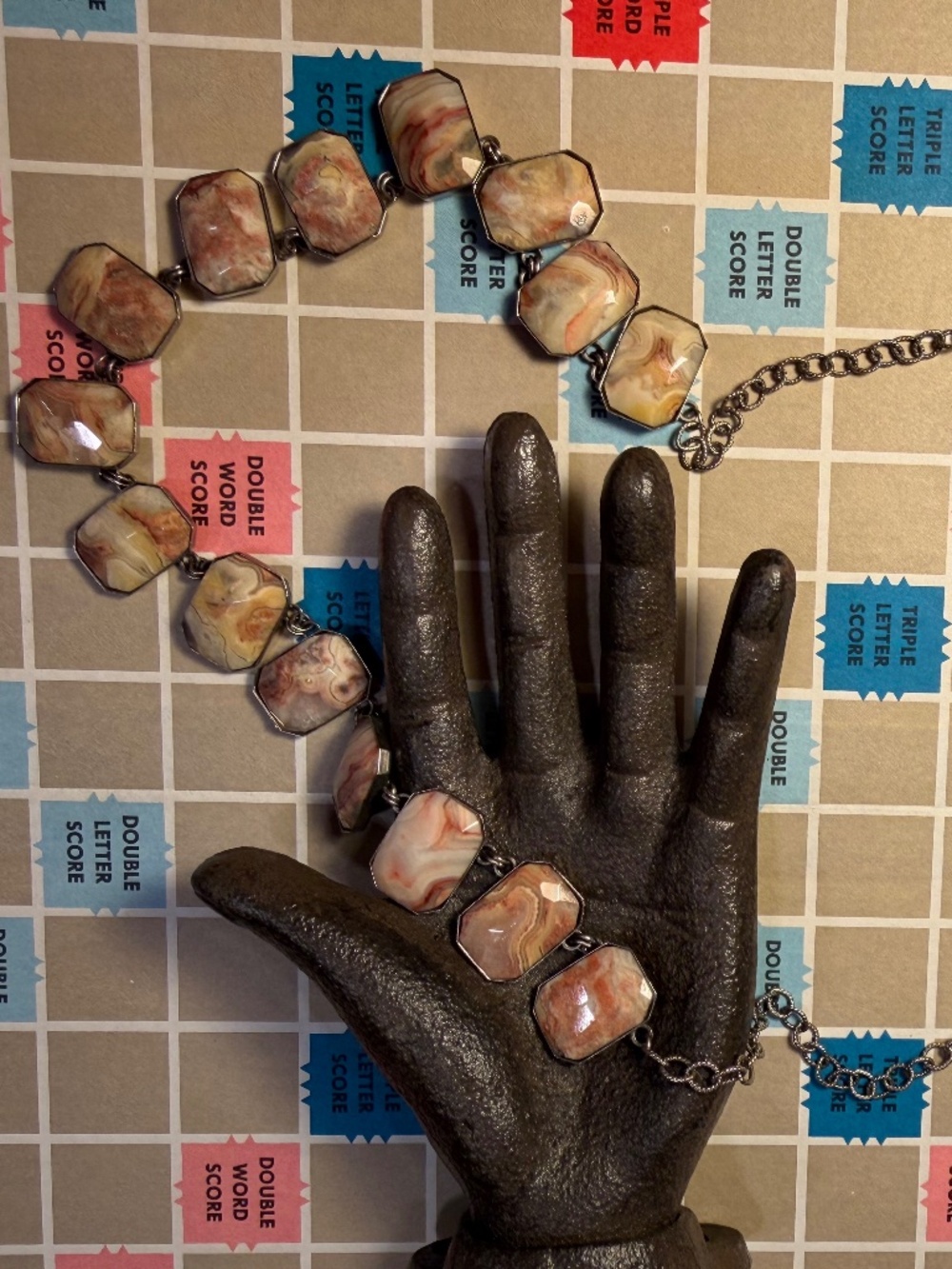 Sorrelli Necklace Long Semi Precious Stones